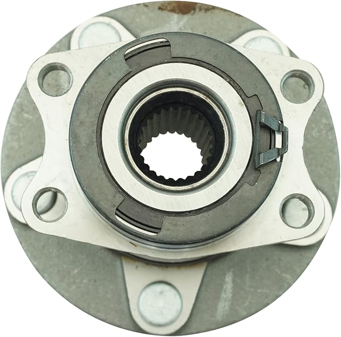 TRQ 2 Piece Rear Wheel Bearing & Hub Assembly Set AWD Compatible with 2007-2013 Mitsubishi Outlander
