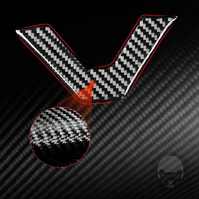 Carbon Fiber Stickers Car Wheel Interior Decoration Compatible with Tesla Model 3 Accessories 2024 2025 Decorative Stickers