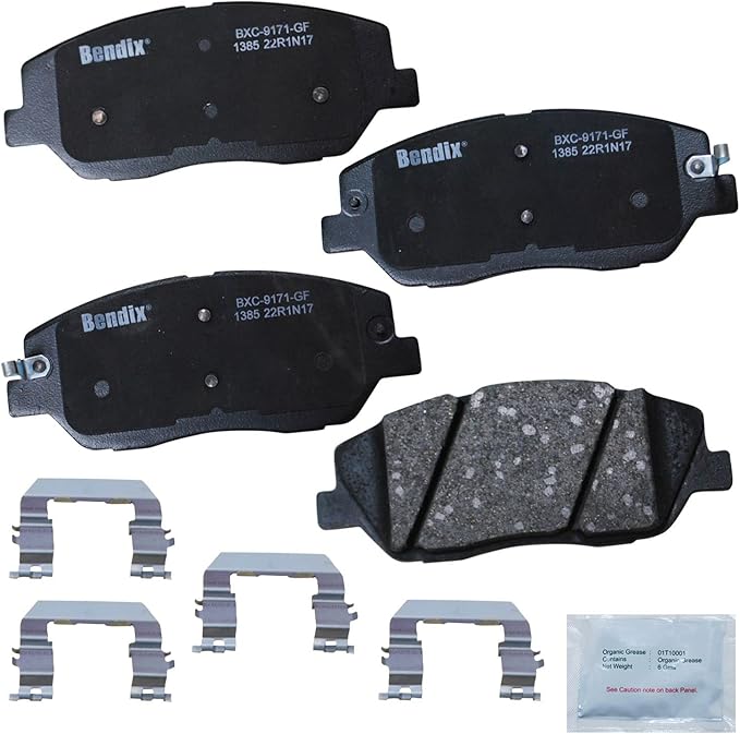 Bendix Priority1 CFC1385 Ceramic Front Brake Pads for Kia Borrego 2011-2009
