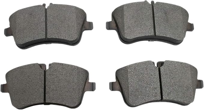 TRQ Front Ceramic Brake Pad Set Compatible with 2001-05 Mercedes Benz C240 2001-02 C320 2002 C230 2004-05 CLK320 2006-07 C280 2007-09 CLK350 2006-08 SLK280 2009-11 SLK300