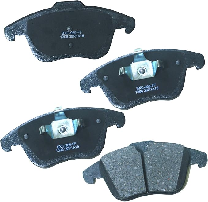 Bendix Premium SBC1306 Ceramic Front Brake Pads for Select Models Jaguar XE, Land Rover LR2, Range Evoque, MG GT, Volvo S60, S80, V40, V40 Cross Country, V60, V70, XC70, XC70