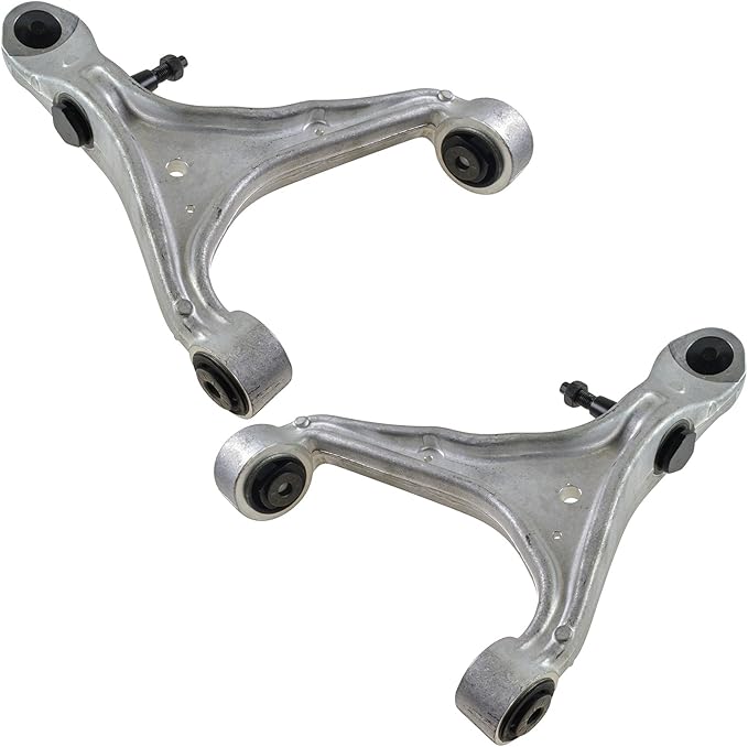 TRQ Front Lower Driver and Passenger Side Control Arm and Ball Joint Set 2 Piece Compatible with 08-13 Cadillac CTS All Wheel Drive 2014 CTS Coupe Wagon All Wheel Drive 05-11 STS All Wheel Drive