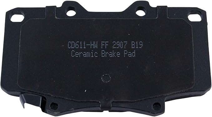 TRQ Front Brake Pads Ceramic Compatible with 1992-2000 Toyota 4Runner 1993-1998 T100