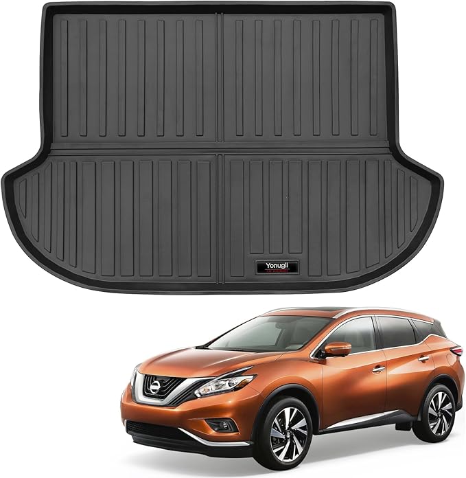 Custom for 2015-2024 Nissan Murano Cargo Mats Trunk Liner All Weather TPE Protection Mat Accessories (for 2015-2024 Nissan Murano)