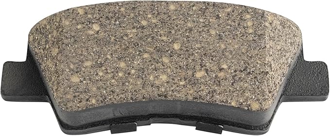 TRQ Rear Brake Pads Ceramic Hardware Wear Sensor Compatible with 2016-2024 Hyundai Elantra GT 2016-2024 Kona Electric 2016-2023 Sonata 2016-2023 Veloster 2016-2024 Kia Forte Optima Soul Soul EV