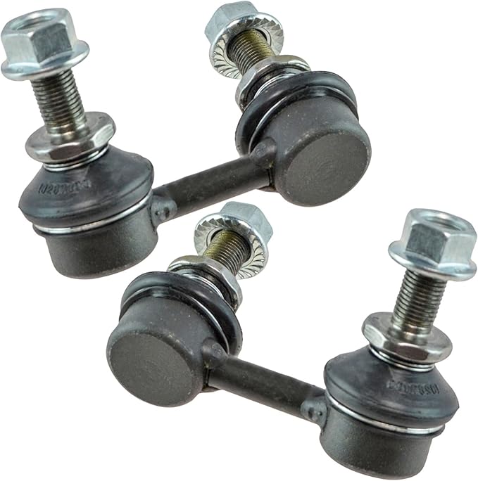 TRQ Front Driver and Passenger Side Sway Bar Link Set 2 Piece Compatible with 2005-2021 Nissan Frontier 2005-2012 Pathfinder 2005-2015 Xterra 2009-2012 Suzuki Equator