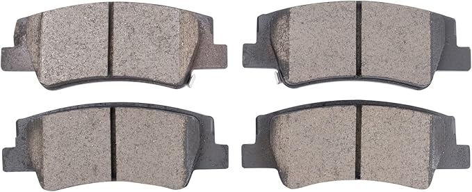 TRQ Rear Brake Pads Ceramic Compatible with 2020-2022 Hyundai Sonata 2022-2023 Tucson 2021 Kia K5 2023 Sportage