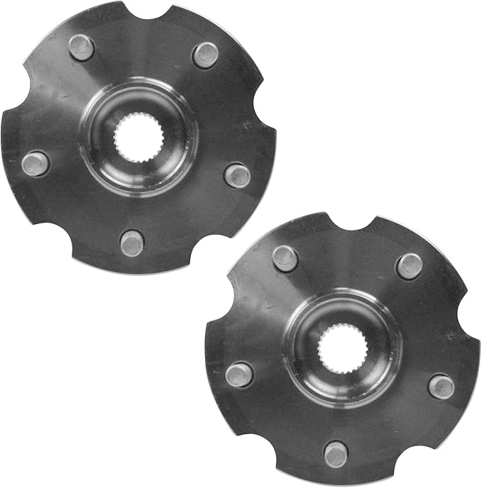 TRQ Rear Left and Right Wheel Bearing and Hub Assembly Set 2 Piece Compatible with 15-17 Lexus NX200t AWD 18-21 NX300 AWD 15-16 NX300h AWD 17-21 NX300h 06-12 Toyota RAV4 4WD 13-18 RAV4 AWD