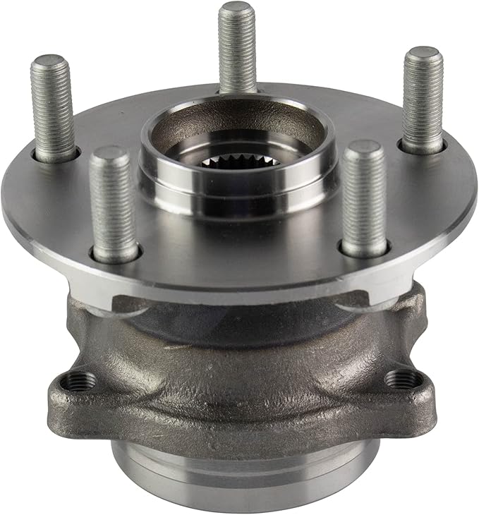 TRQ Rear Driver and Passenger Side Wheel Bearing and Hub Assembly Set 2 Piece Compatible with 15-21 Subaru Legacy 15-21 Outback 15-19 WRX 15-16 WRX STI 2019 WRX STI 19-21 Ascent 2019 Forester