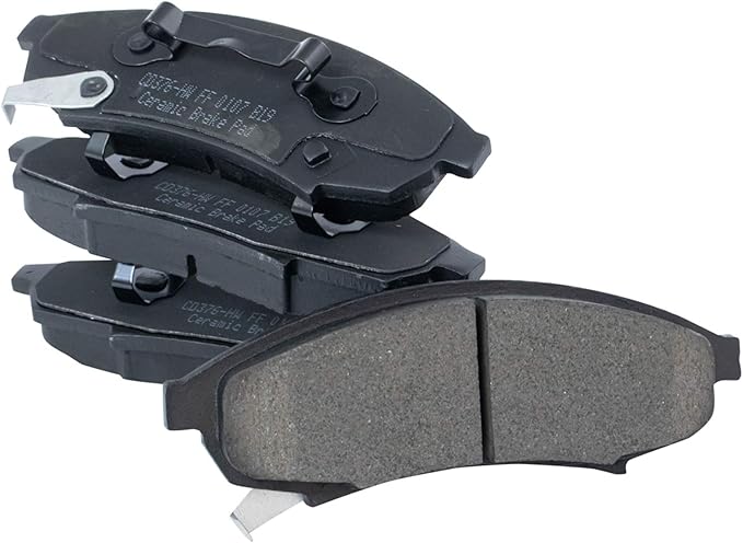 TRQ Front Brake Pads Ceramic Compatible with 1988-1996 Buick Regal 1990-2001 Chevrolet Lumina 1995-1999 Monte Carlo 1988-1997 Oldsmobile Cutlass Supreme Pontiac Grand Prix