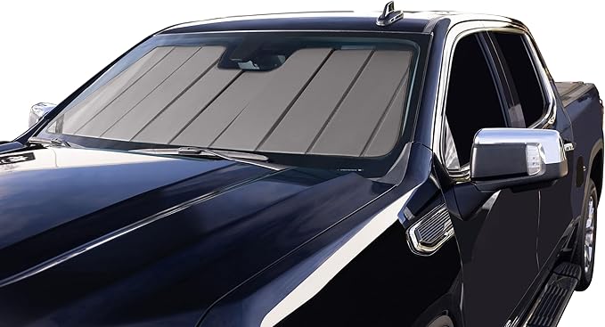 Covercraft UVS100 Custom Sunscreen for 2025-2026 Tesla Y (Juniper), Silver