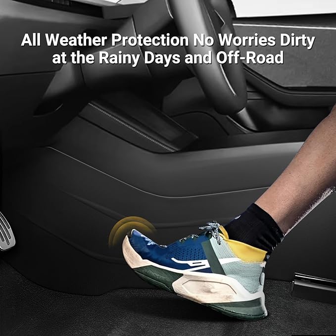 Center Console Side Anti-Kick Mats for Model 3 Highland 2024-2025 All-Weather Protection Mats Dust Resistant Protector Cover, Model 3 Interior Accessories 2PCS