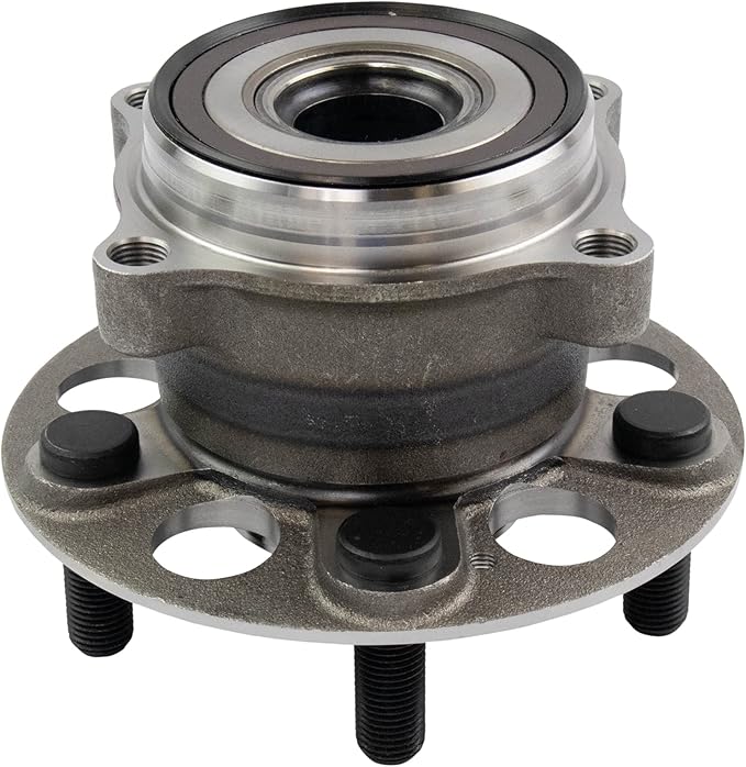 TRQ Rear Left and Right Wheel Bearing and Hub Assembly Set 2 Piece Compatible with 2017-2020 Honda Ridgeline All Wheel Drive 2021 Ridgeline 2022 Ridgeline All Wheel Drive 2023 Ridgeline