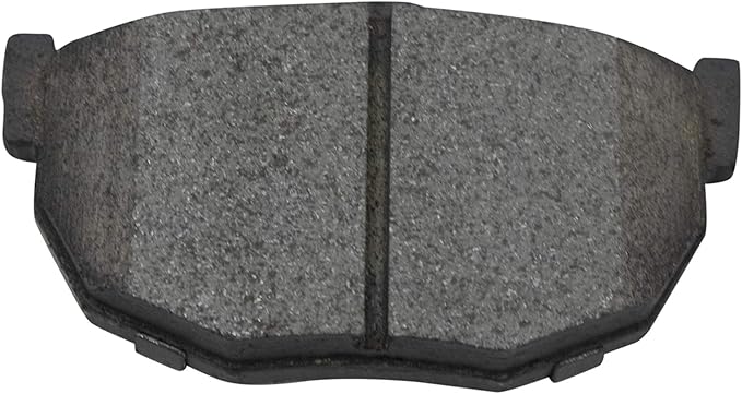 TRQ Rear Brake Pads Ceramic Hardware Wear Sensor Compatible with 1994-2006 Hyundai Elantra 1997-2008 Tiburon 2004-2009 Kia Spectra 2005-2009 Spectra5 1985-1990 Nissan Maxima 1990-1992 Stanza