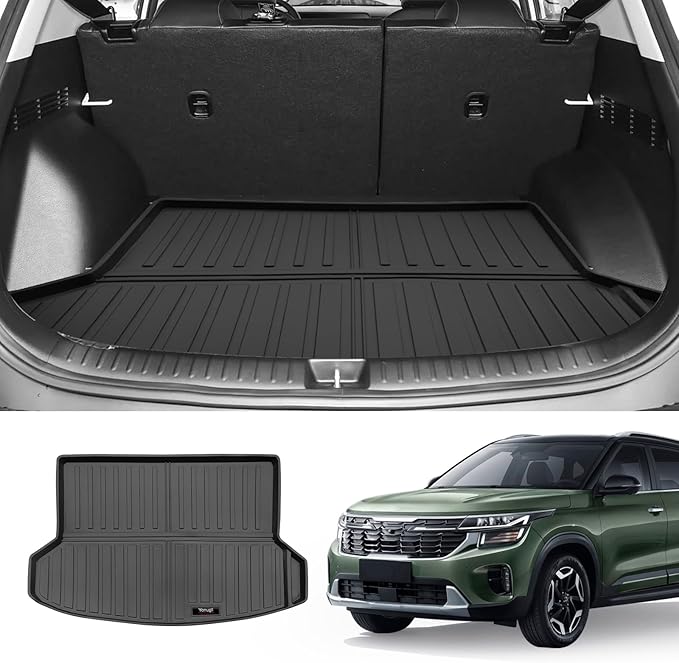 Custom for 2021-2026 Kia Seltos Cargo Mats Trunk Liner All Weather TPE Protection Mat Accessories (for 2021-2026 Kia Seltos)