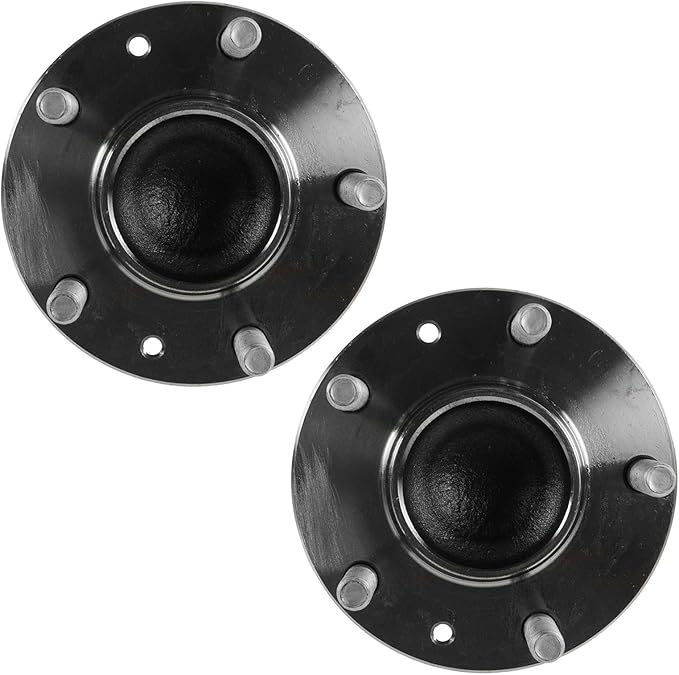 TRQ Front Left and Right Wheel Bearing and Hub Assembly Set 2 Piece Compatible with 2004-2008 Mazda RX-8 2009-2011 RX-8 Without Dynamic Stability Control DSC