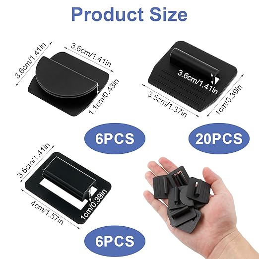 32 Pcs Roof Sunshade Clips, Replacement Sun Shade Roof Clips Compatible with Model Y/3/S/X, Car Interior Sunroof Shade Holder Fastener Clips for Installation and Stability Glass Roof Sunshade