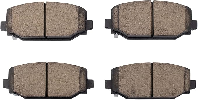 TRQ Rear Brake Pads Ceramic Compatible with 2021-2022 Jeep Grand Cherokee L