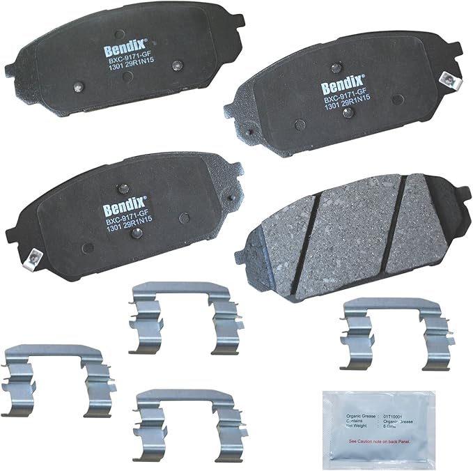Bendix Priority1 CFC1301 Ceramic Front Brake Pads for Hyundai Veracruz 2012-2007