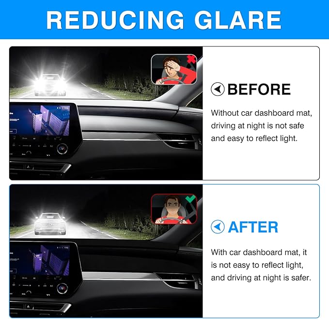 Autorder Dashboard Cover Mat for 2023-2025 2026 Lexus RX350/RX350h/RX450h+/RX500h Accessories Dash Cover Upgrade Velvet Dash Mat Sunshade Glare UV Rays Protector