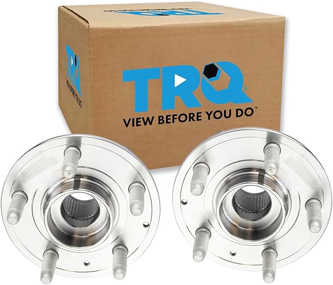 TRQ Left and Right Wheel Bearing and Hub Assembly Set 2 Piece Compatible with 10-15 Chevrolet Camaro LT LS Manual Transmission 16-19 Camaro 19-20 Buick Envision 16-20 Cadillac CT6 2019 CTS