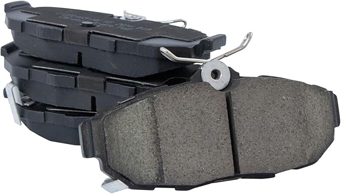 TRQ Rear Brake Pads Ceramic Compatible with 2011-2014 Ford Mustang