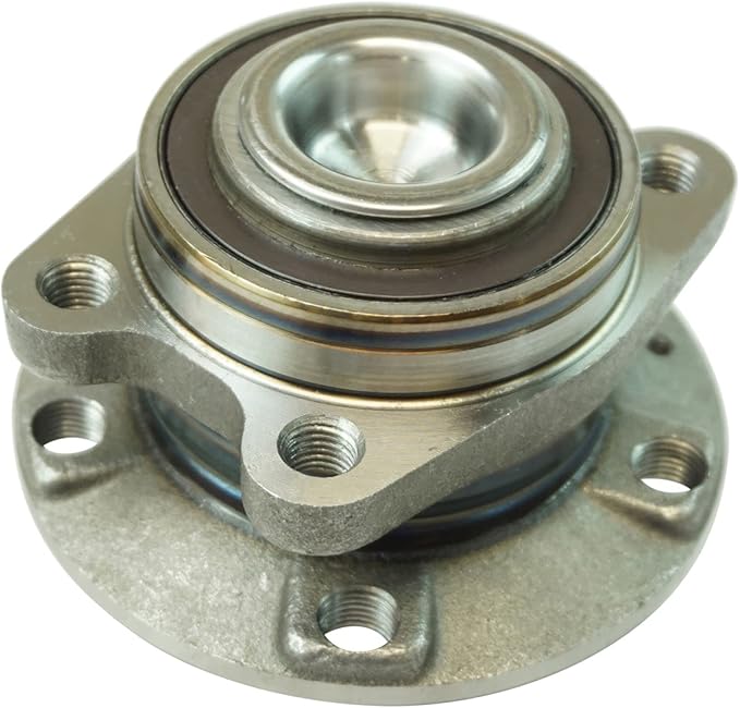 TRQ 2 Piece Rear Wheel Bearing & Hub Assembly Set Compatible with 2006-2011 Audi A6