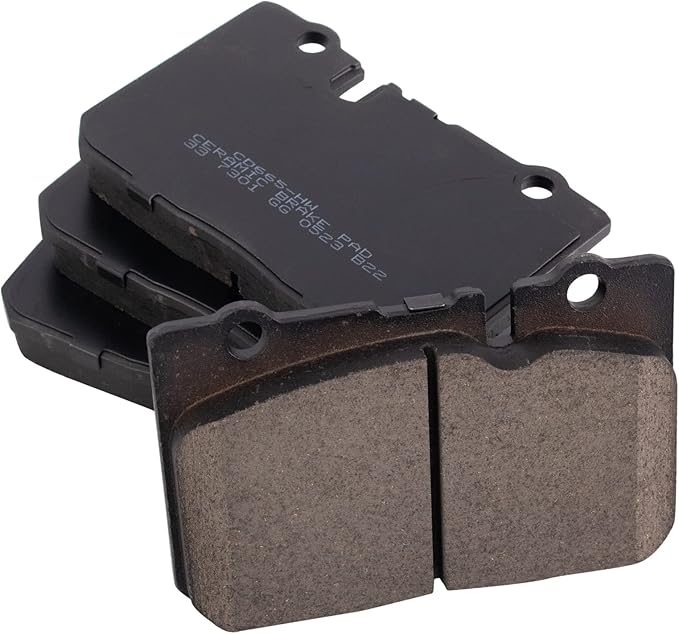 TRQ Front Brake Pads Ceramic Compatible with 1995-2000 Lexus LS400