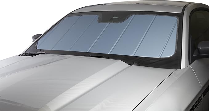Covercraft UVS100 Custom Windshield Sunscreen for 2012-2026 Tesla S - Blue Metallic