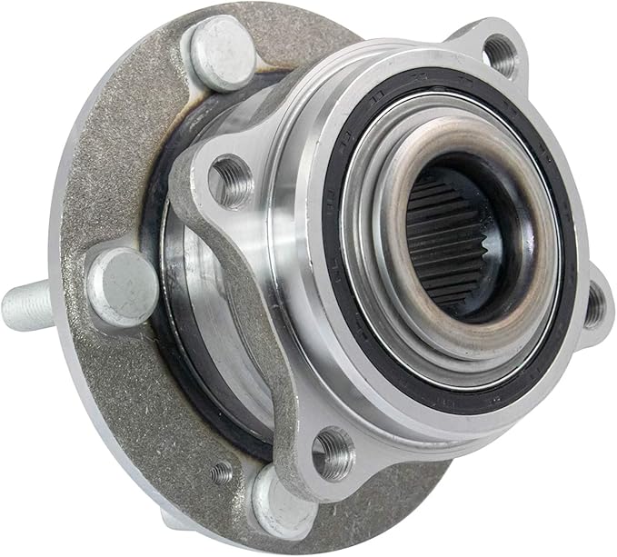 TRQ Left and Right Wheel Bearing and Hub Assembly Set 2 Piece Compatible with 07-14 Hyundai Santa Fe 07-20 Santa Fe AWD 13-14 Santa Fe Sport 13-18 Santa Fe Sport AWD 11-15 Kia Sorento