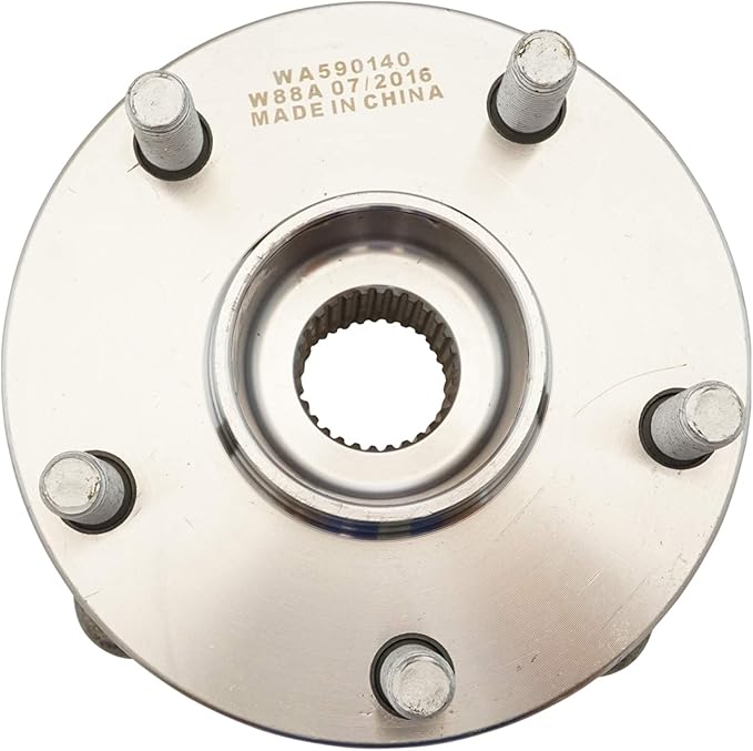 TRQ Front Left and Right Wheel Bearing and Hub Assembly Set 2 Piece Compatible with 13-20 Lexus GS350 AWD 06-15 IS250 AWD 15-19 IS350 AWD 2020 IS350 AWD 18-19 IS300 V6 3.5L 20-22 RC300 V6 3.5L