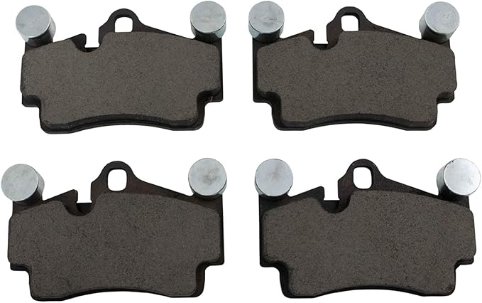 TRQ Rear Brake Pads Ceramic Compatible with 2007-2015 Audi Q7 2003-2010 Porsche Cayenne 2004-2010 Volkswagen Touareg