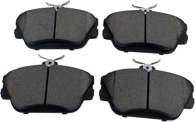 TRQ Front Brake Pads Ceramic Hardware Compatible with 1994-2007 Ford Taurus 1996-1997 Thunderbird 1995-2002 Lincoln Continental 1993-1998 Mark VIII 1996-1997 Mercury Cougar 2001-2005 Sable