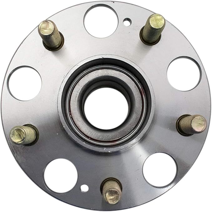 TRQ 2 Piece Rear Wheel Bearing & Hub Assembly Set with ABS Sensor Compatible with 2002-2004 Acura RL