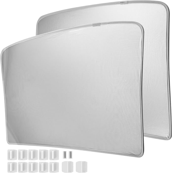EYPINS Model Y Sunshade Roof Cover for Tesla 2020-2025, Heat & UV Protection Sun Shade for Tesla Model Y Accessories (Silver)