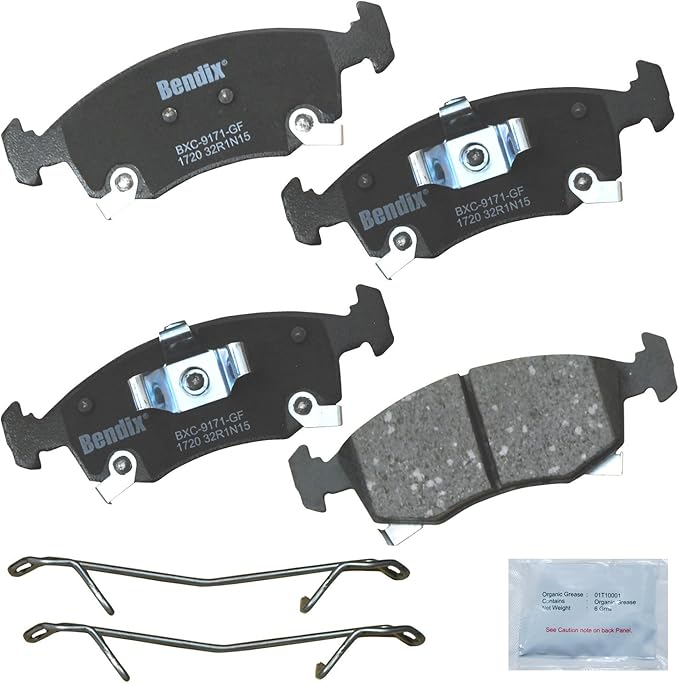 Bendix Priority1 CFC1720 Ceramic Front Brake Pads for Fiat 500 2019-2013