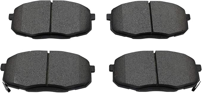TRQ Front Brake Pads Ceramic Hardware Wear Sensor Compatible with 2009-2012 Hyundai Elantra 2010-2013 Kia Forte 2010-2013 Forte Koup