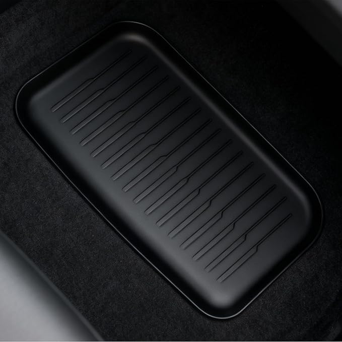 Storage Mats and Cargo Liners Compatible with 2025 2026 New Model Y Juniper, All Weather Rear Cargo Trunk Tray Floor Mat Custom Fit 3D Tech Waterproof Durable TPO Accessories