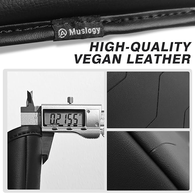 Muslogy Center Console Armrest Cover Fit for Kia Telluride 2022-2025 2026 Accessories, Comfort Armrest Pad Console Lid Cushion Vegan Leather Regular Thick