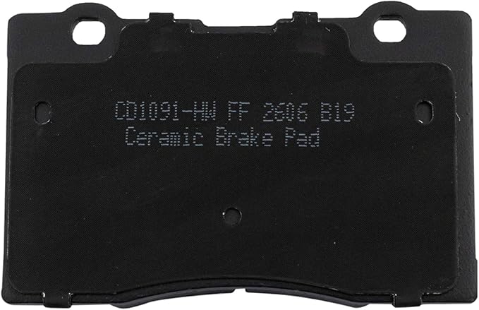 TRQ Front Ceramic Brake Pad Set Compatible with 2005-2012 Acura RL
