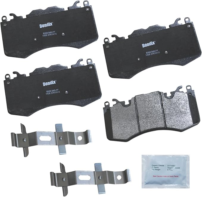 Bendix Priority1 CFM1426 Semi-Metallic Front Brake Pads for Land Rover Defender 90 2021, Defender 110 2021, Discovery 2021, Range Rover 2014-2010, Range Rover 2021-2016, Range Rover Sport 2022-2010