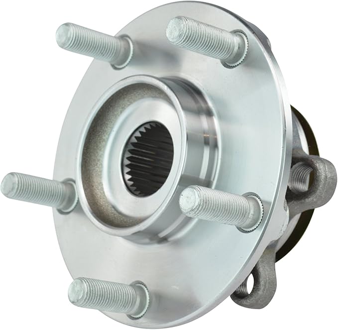 TRQ Front Left and Right Wheel Bearing and Hub Assembly Set 2 Piece Compatible with 2008-2013 Nissan Rogue 2014-2015 Rogue Select 2007-2012 Sentra SE-R 2007-2012 Sentra SE-R Spec V