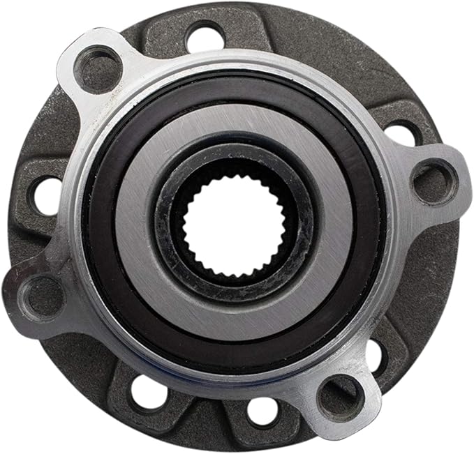 TRQ Left and Right Wheel Bearing and Hub Assembly Set 2 Piece Compatible with 2016-2022 Fiat 500X 2016-2018 500X All Wheel Drive 2015-2021 Jeep Renegade 2015-2021 Renegade All Wheel Drive