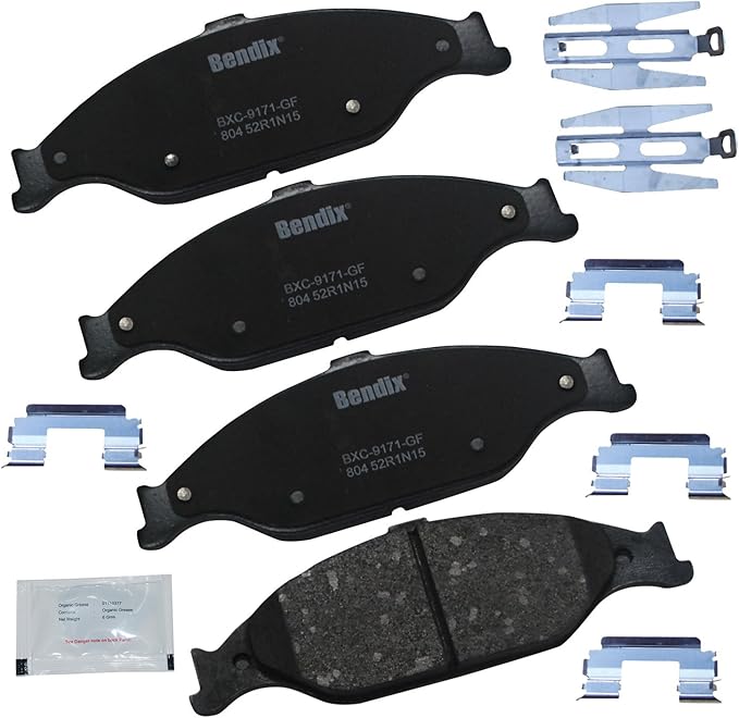 Bendix Priority1 CFC804 Ceramic Front Brake Pads for Ford Mustang 2004-1999