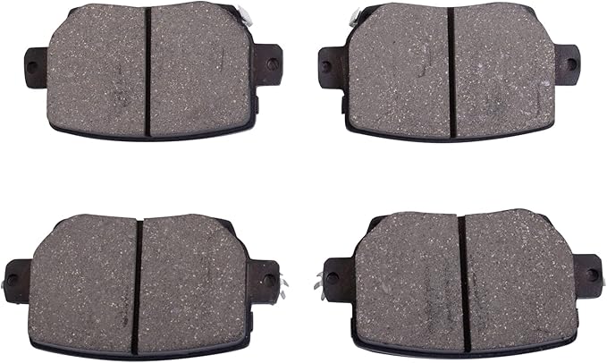 TRQ Rear Brake Pads Ceramic Compatible with 2018-2022 Tesla 3