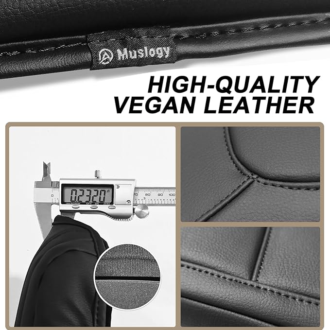 Muslogy Center Console Armrest Cover Fit for Nissan 2019-2025 Altima Accessories, Comfort Armrest Pad Console Lid Cushion Vegan Leather Regular Thick