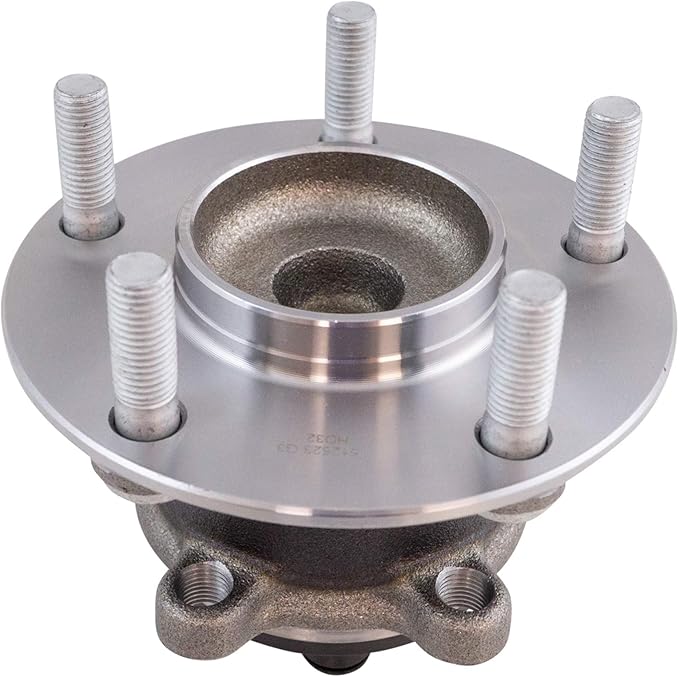 TRQ Rear Left and Right Wheel Bearing and Hub Assembly Set 2 Piece Compatible with 2014-2018 Mazda 3 Japan Built Models 1st VIN Digit J
