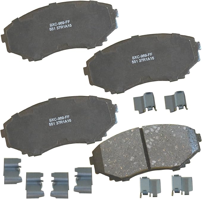 Bendix Premium SBC551 Ceramic Front Brake Pads for Mazda MPV 1998-1992, MPV 2002-2000