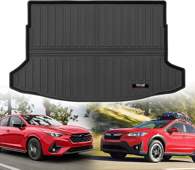 Custom for 2018-2023 Subaru Crosstrek & 2017-2023 Impreza Cargo Mats Trunk Liner All Weather TPE Protection Mat Accessories (for 2018-2023 Subaru Crosstrek/Impreza)