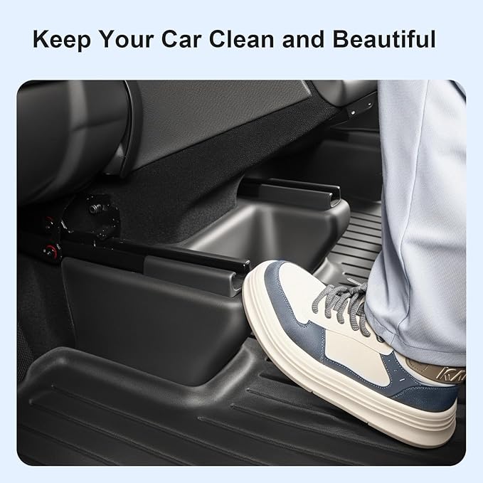 for Tesla New Model Y Underseat Protector Seat Track Covers Protection Kick Kit for 2025-2026 Model Y(Juniper) Accessories 7 PCS with 2 pcs. air outlets Protective Cover